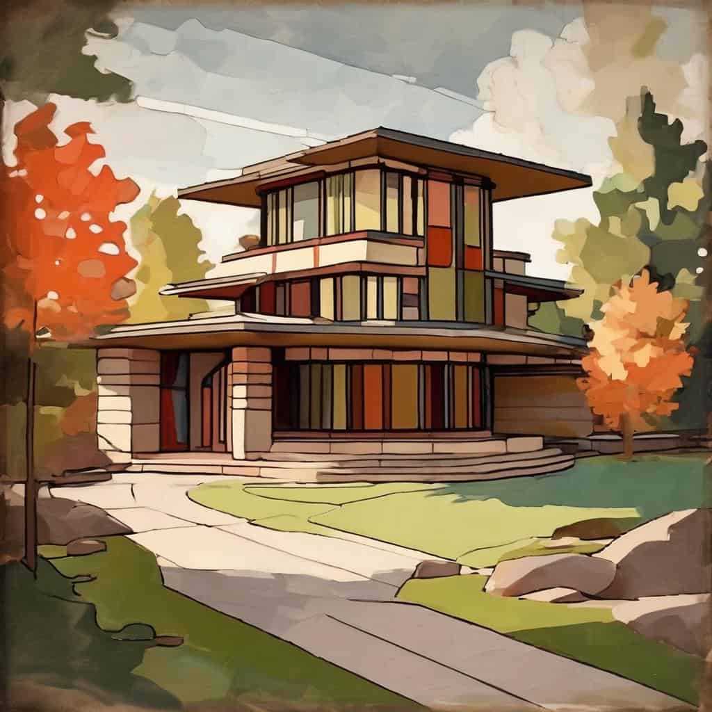 - Ενα μοντέρνο αρχιτεκτονικό σπίτι με σύγχρονο σχεδιασμό και γυάλινες προσόψεις.